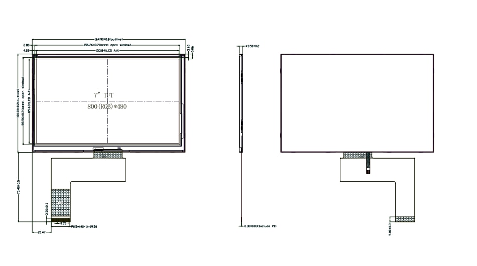 Mechanical Drawing - 4D LCD 7